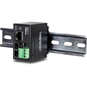 TRENDnet TI-F10SC 2-port Fast, Unmanaged Industrial Media Converter, 10/100Base-FX